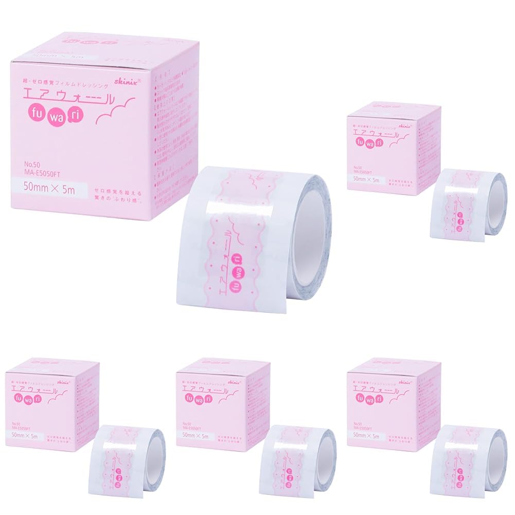 Amazon | skinix エアウォールふわり 50mm×5m 超ゼロ感覚 防水フィルム